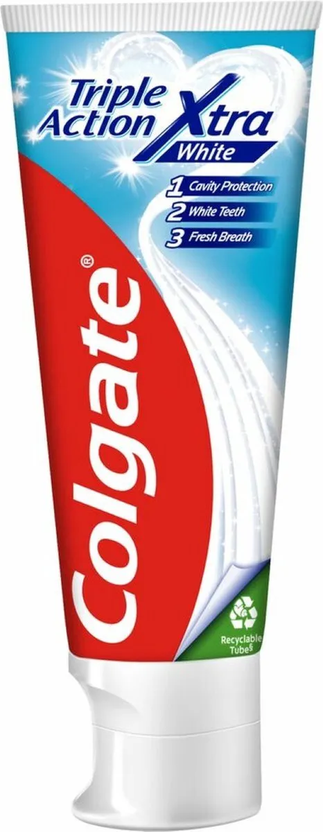 Colgate Triple Action Whitening Tandpasta 600ml - 8 Stuks