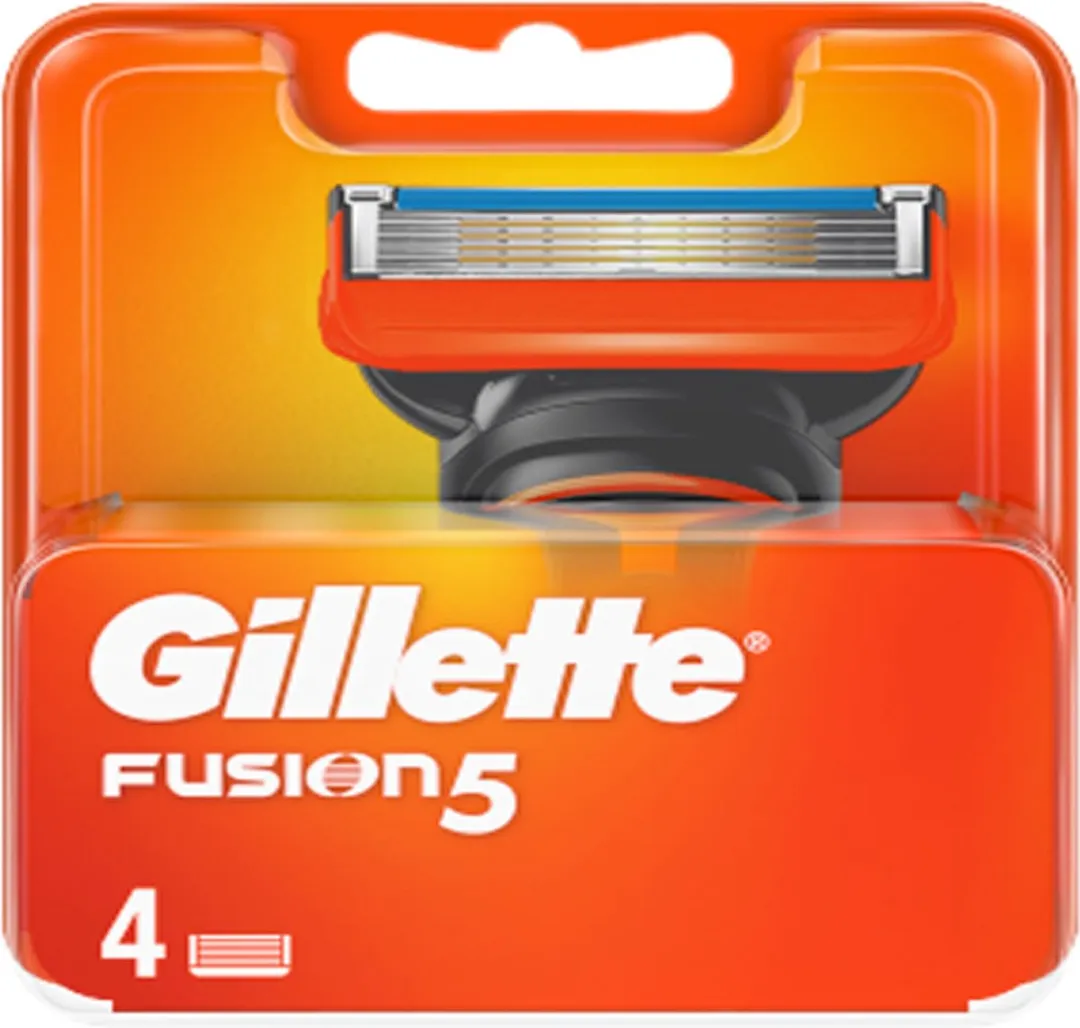 Gillette Fusion Zwart/Oranje Scheermesjes