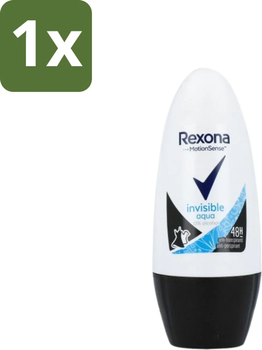 Rexona Invisible Aqua Deo Roller 50ml