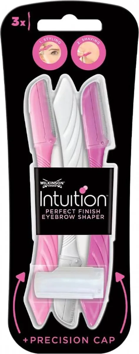 Wilkinson Sword Intuition Eyebrow Shaper - 3 Stuks