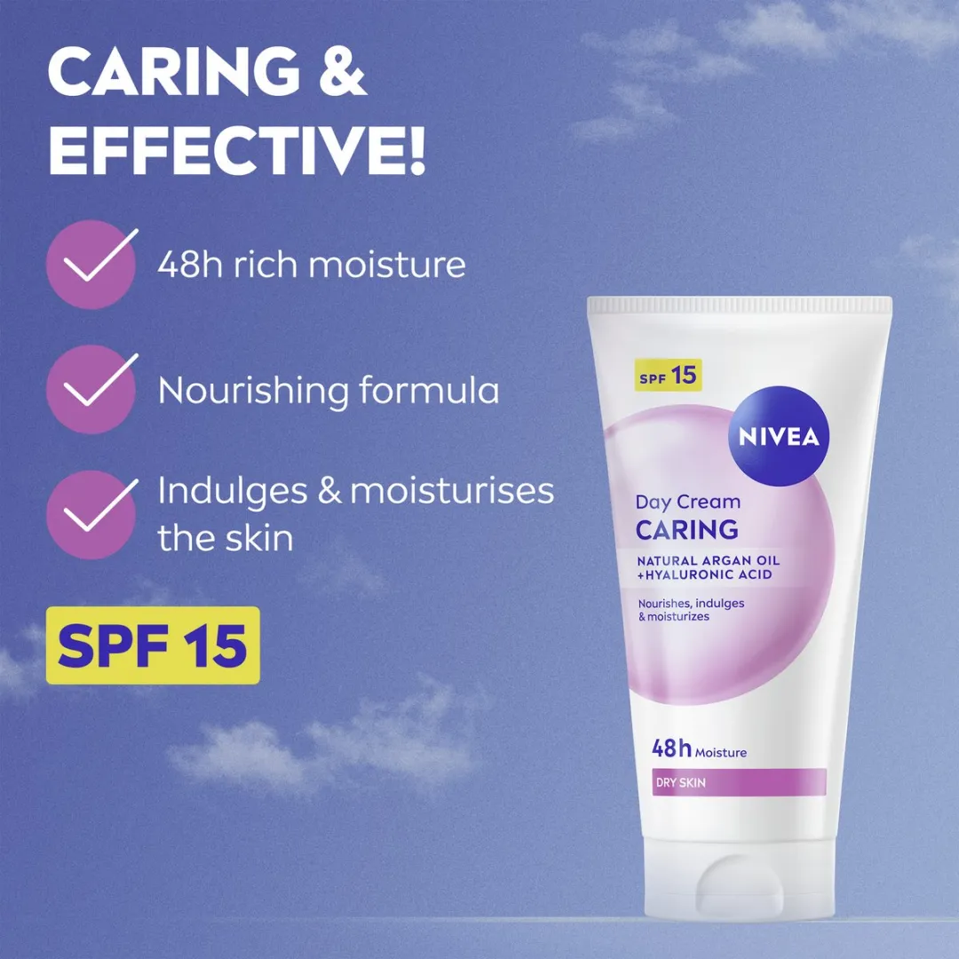 NIVEA Essentials Voedende Dagcrème SPF 15 - 3x50ml