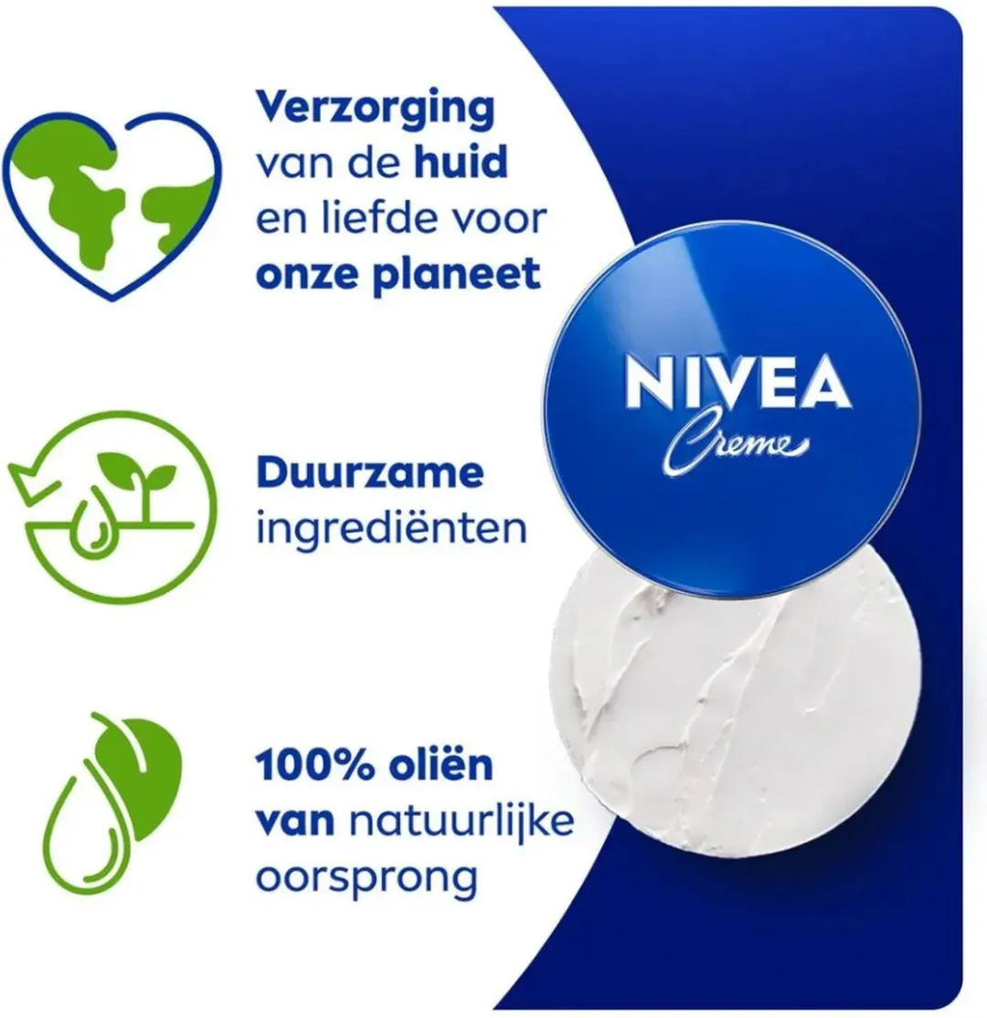 NIVEA Crème Blik 3x250ml - 750ml - 48U Hydratatie