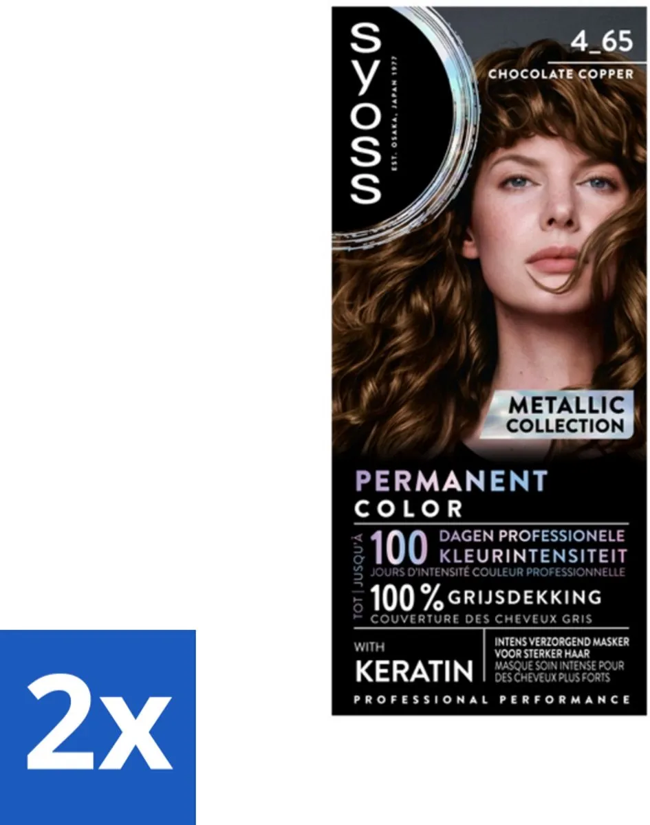 SYOSS Permanent Haarkleuring 4-65 Chocolate Copper