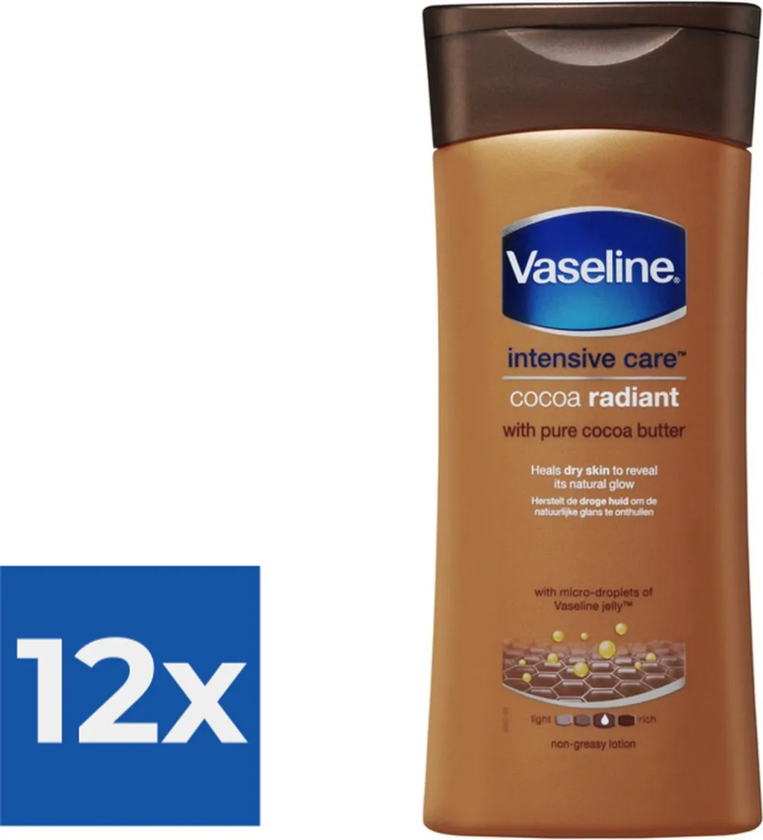 Vaseline Cocoa Radiant Intensive Care Bodylotion 2400ml