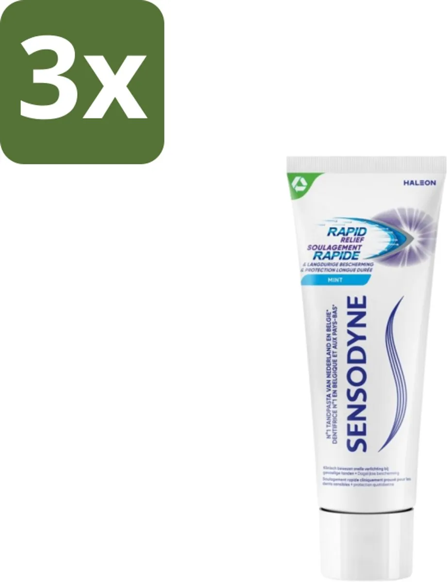 Sensodyne Rapid Relief Whitening Tandpasta 75ml