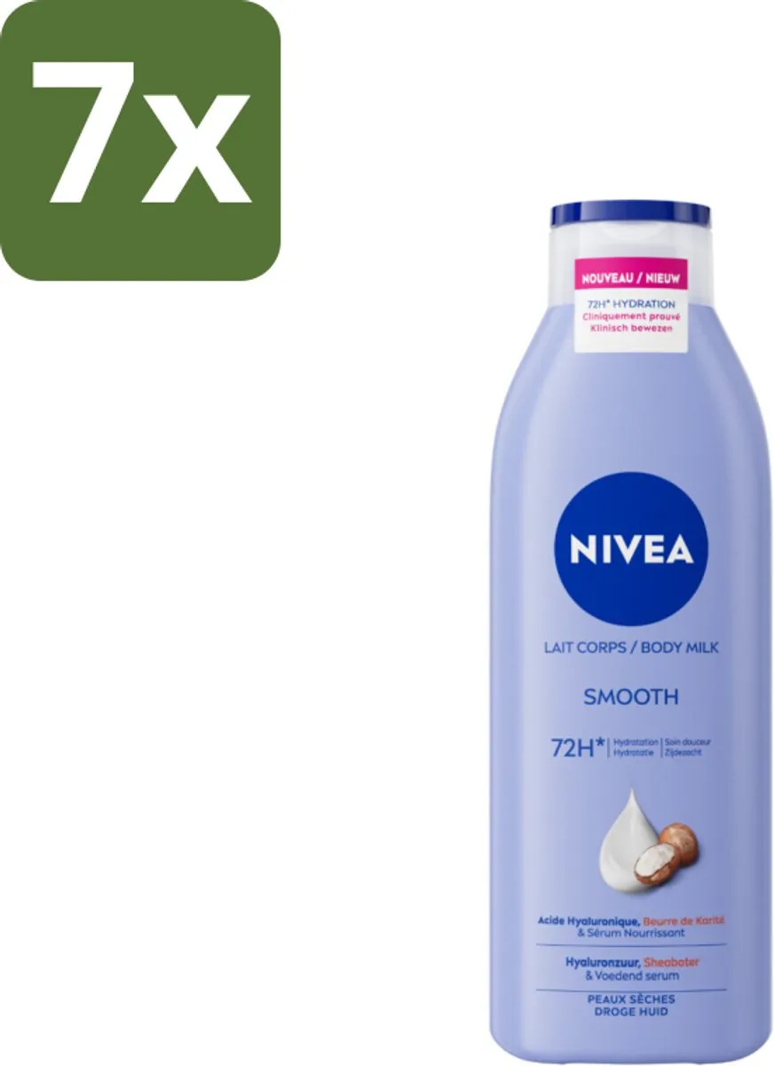 NIVEA Smooth Body Milk Sheaboter 250ml