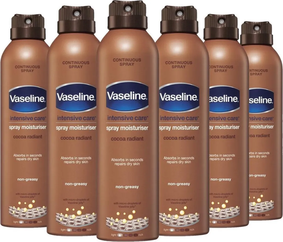 Vaseline Bodylotion Spray Cocoa 190ml - afbeelding 5 van 6