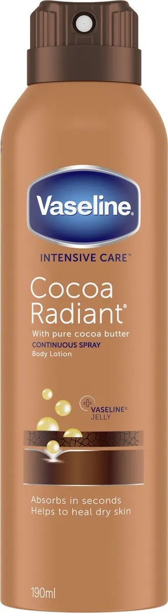 Vaseline Bodylotion Spray Cocoa 190ml - afbeelding 2 van 6
