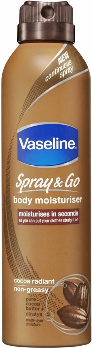 Vaseline Bodylotion Spray Cocoa 190ml