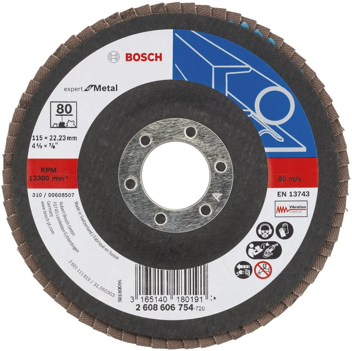 Bosch Lamellenschuurschijf 115mm