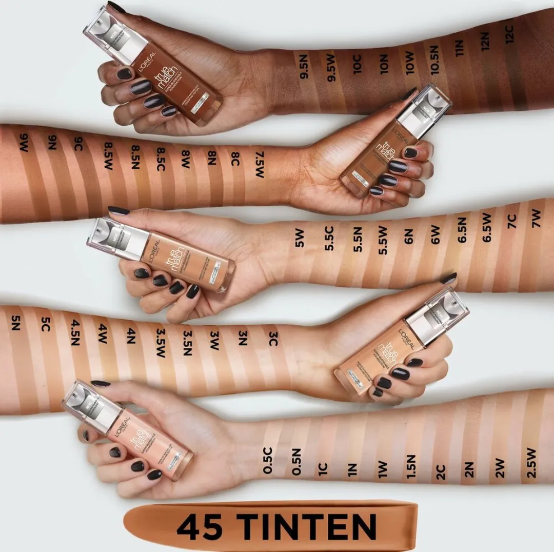 L'Oréal Paris True Match Foundation 3.5.D/3.5.W - 3x30ml