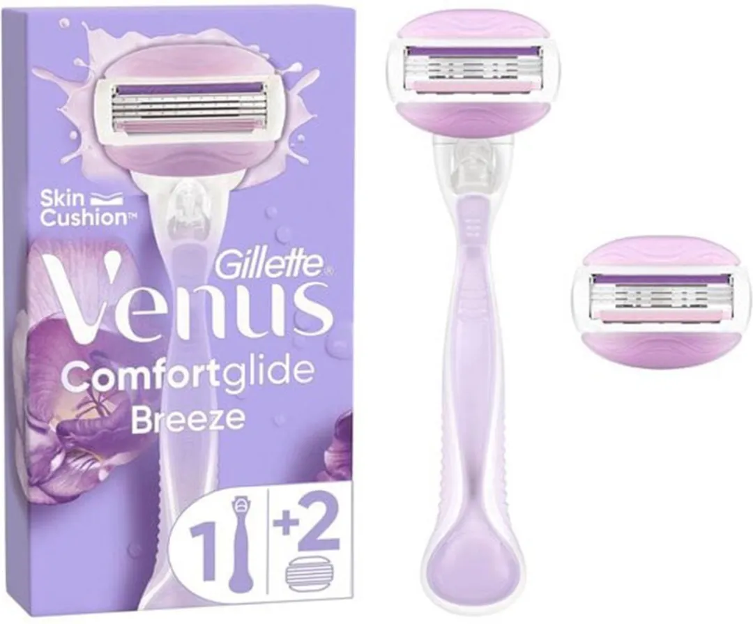 Gillette Venus Breeze Scheermes - 3 Bladen - Paars