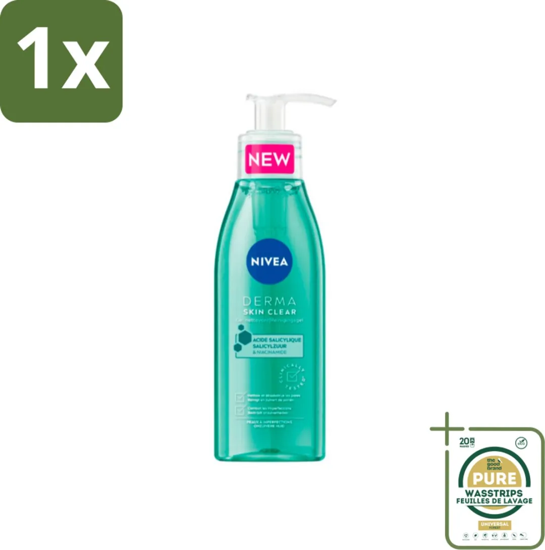 NIVEA DERMA Huidzuiver Reinigingsgel 150ml
