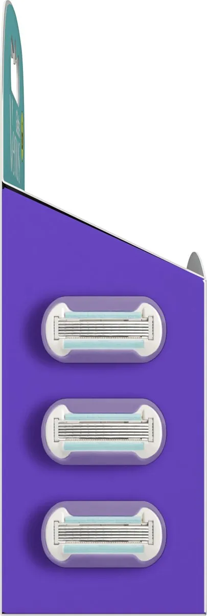 Gillette Venus Deluxe Smooth Swirl Scheermes - 5 Bladen - 3 Stuks - Paars