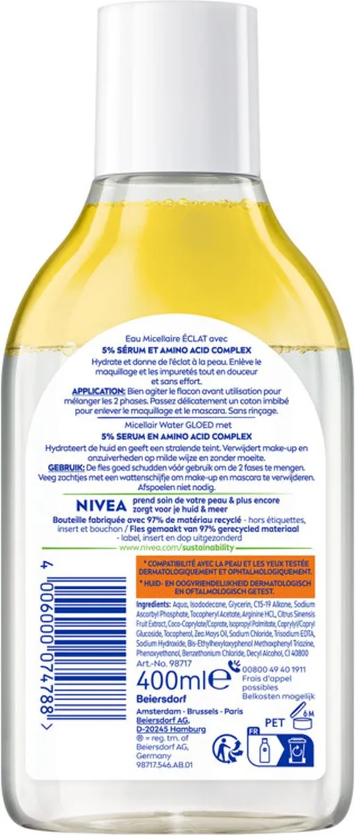 NIVEA Skin Glow Micellair Water 400ml