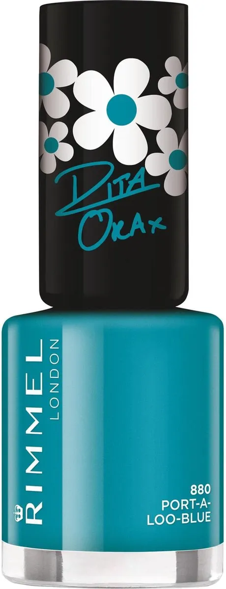 Rimmel London 60 Seconds Supershine Nagellak 880 Port-A-Loo Blue