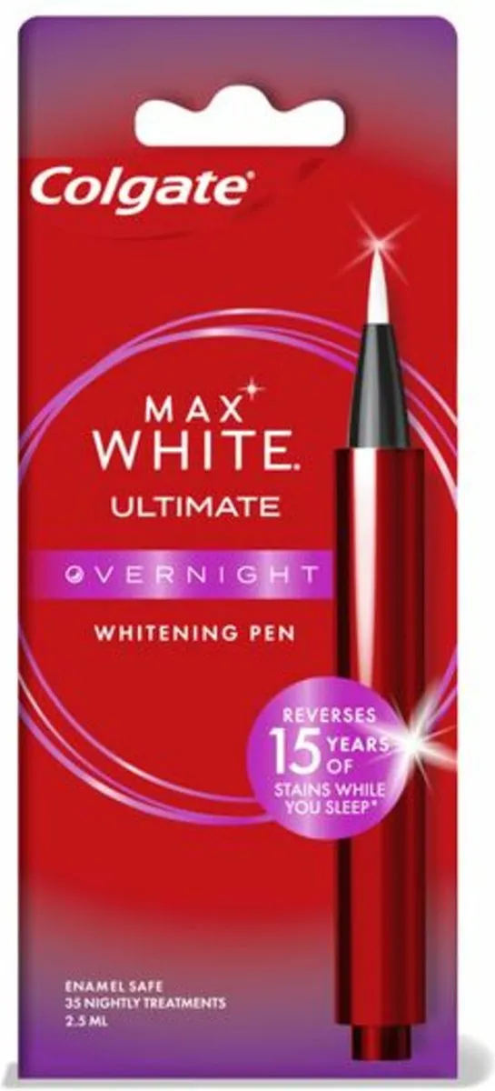 Colgate Max White Overnight Tanden Whitening Serum - 3 x 2,5 ml - Voordeelverpakking