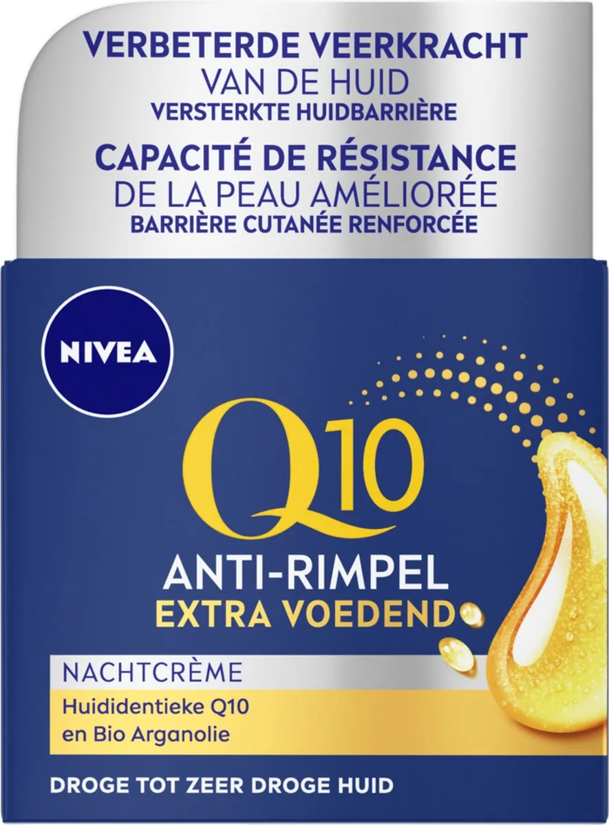 NIVEA Q10 Nachtcrème 50ml - Anti-Rimpel