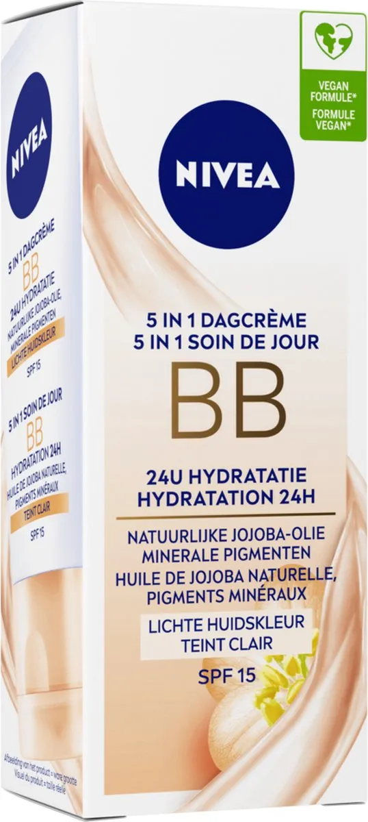 NIVEA Essentials 5in1 BB Dagcrème SPF 15 - 50ml - Light
