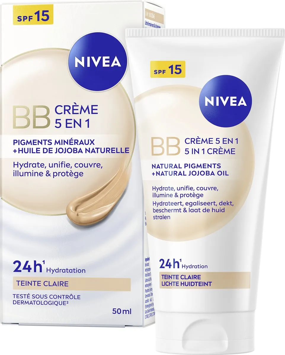 NIVEA Essentials 5in1 BB Dagcrème SPF 15 - 50ml - Light