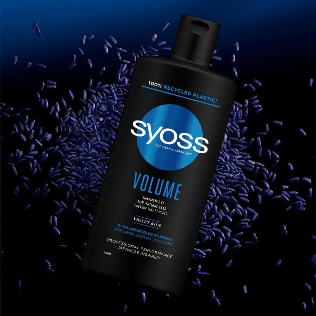 SYOSS Volume Shampoo 440ml - 3 Stuks