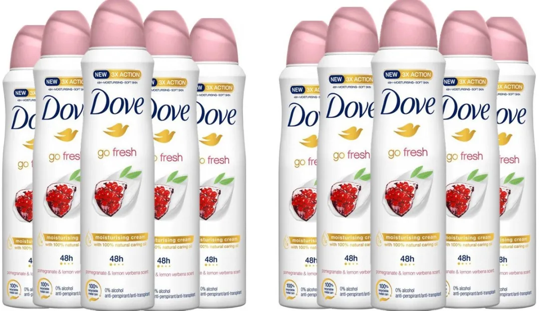 Dove Deo Spray Go Fresh Granaatappel - 10x250ml