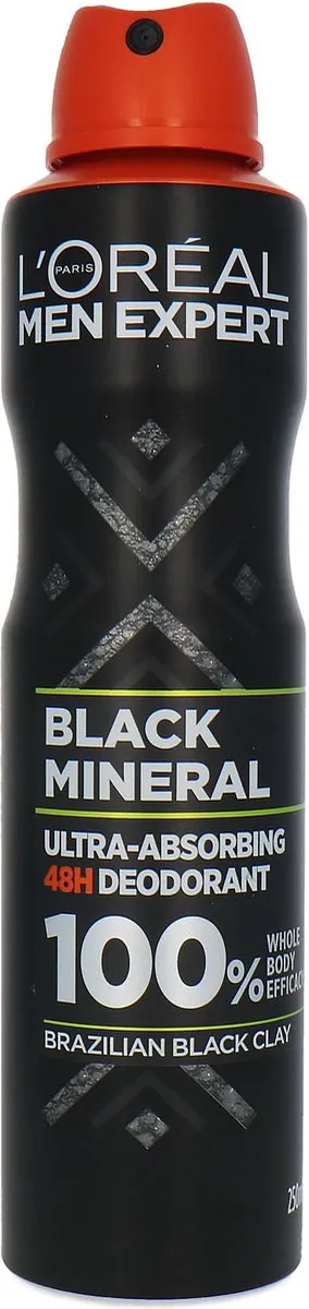 L'Oréal Men Expert Black Mineral Deo Spray 250ml