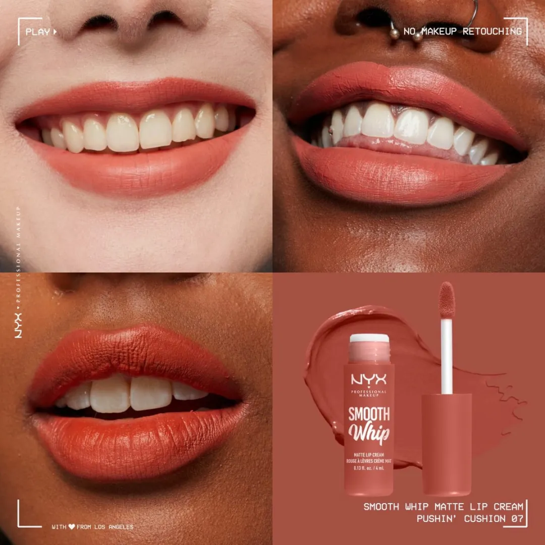 NYX Smooth Whip Matte Lip Cream Pushin Cushion - 4ml