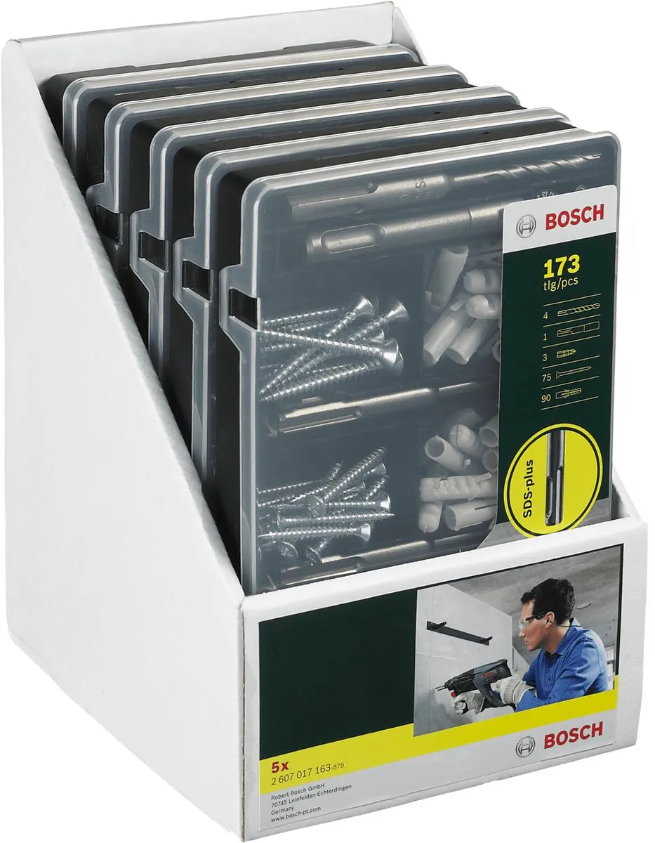 Bosch SDS Plus Bevestigingsset 173-delig