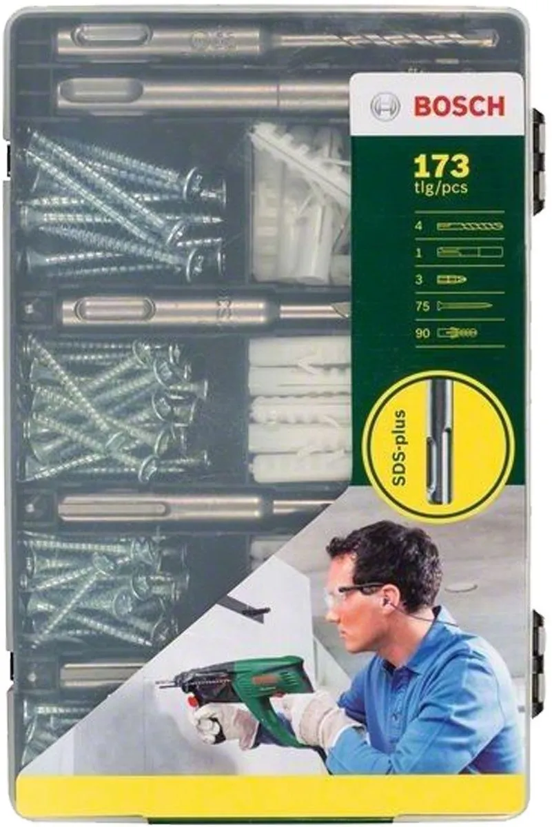 Bosch SDS Plus Bevestigingsset 173-delig