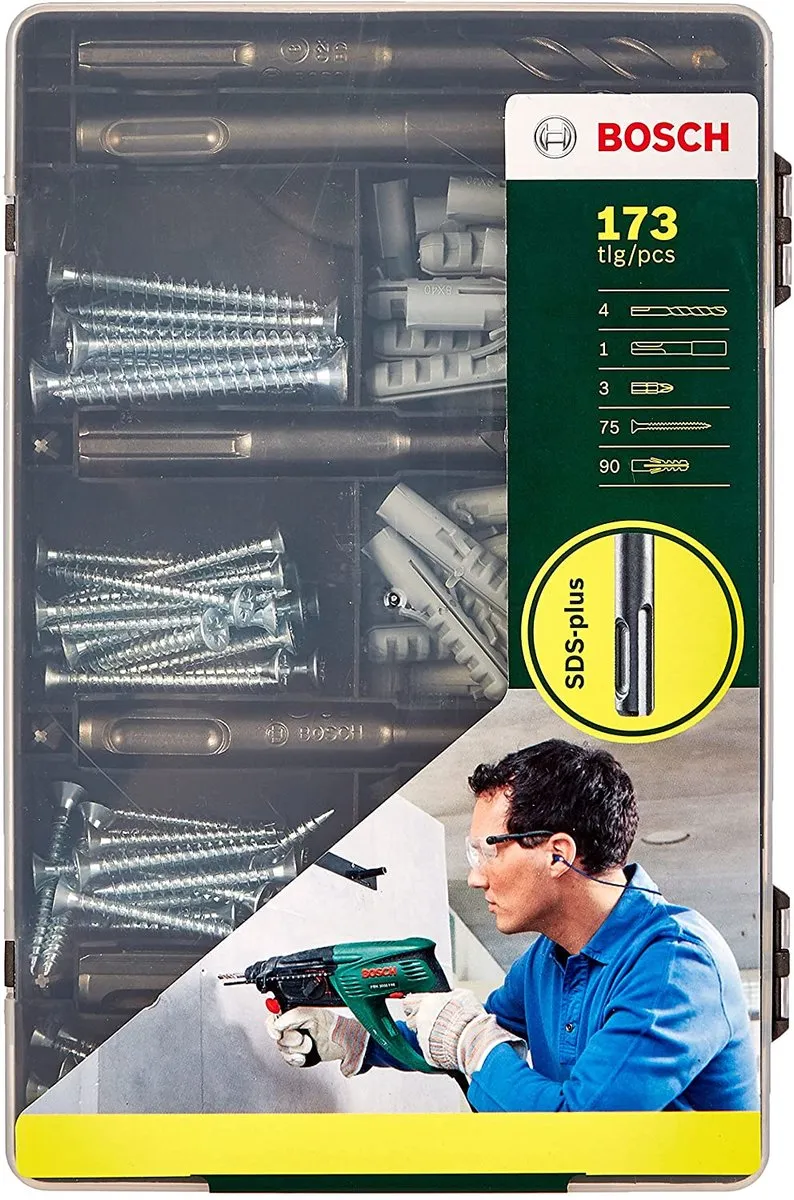 Bosch SDS Plus Bevestigingsset 173-delig - afbeelding 6 van 6