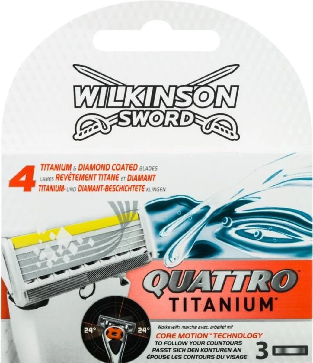 Wilkinson Sword Quattro Titanium Scheermesjes