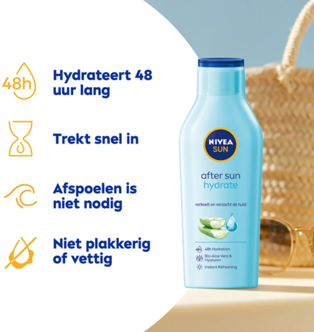 NIVEA Sun After Sun Hydrate Spray 400ml - 6 Stuks - afbeelding 6 van 6