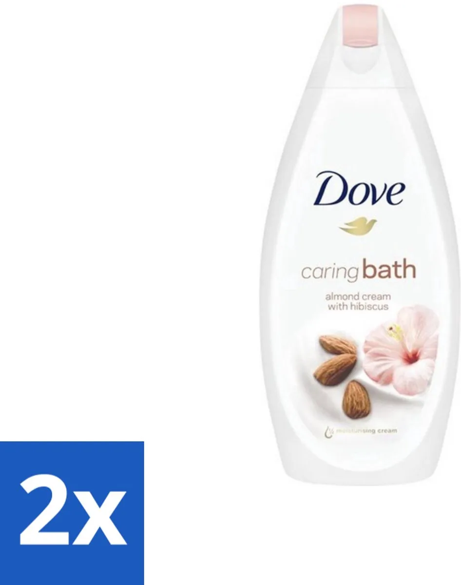 Dove Caring Bath Almond Badcrème 900ml