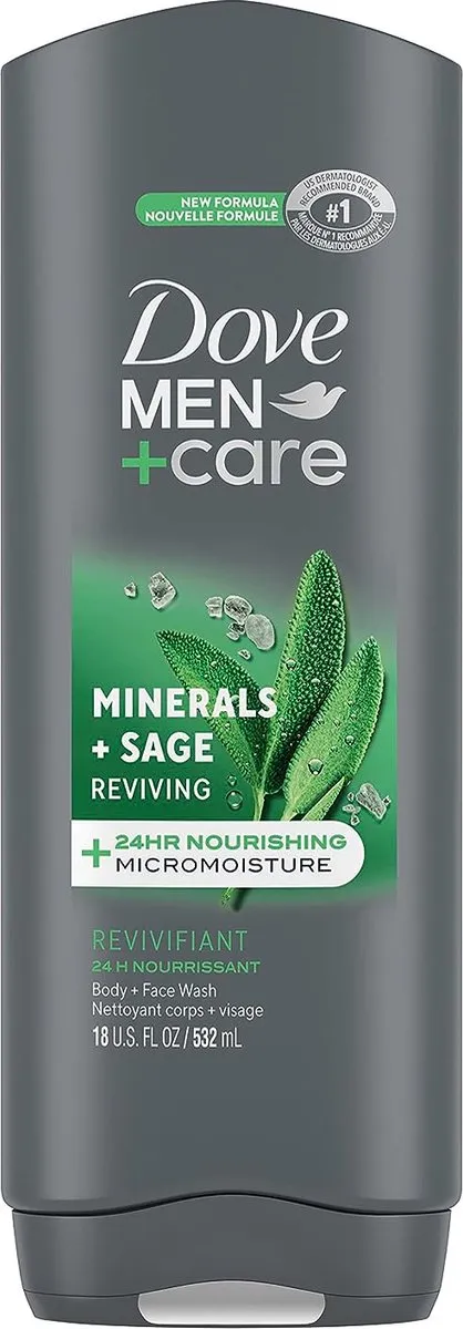 Dove Douchegel Minerals + Sage 3x400ml