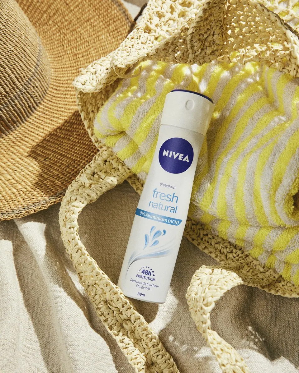 NIVEA Deodorant Spray Fresh Natural 150ml - 6 Stuks