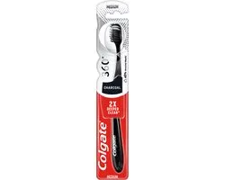 Colgate Tandenborstel 360 Black Medium - 6 Stuks