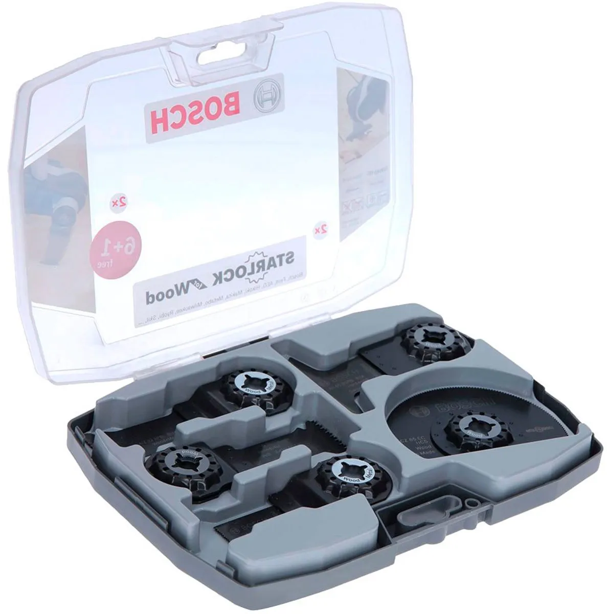 Bosch Starlock Wood 6+1 Multitoolsegmentzaagbladen - 3 Stuks