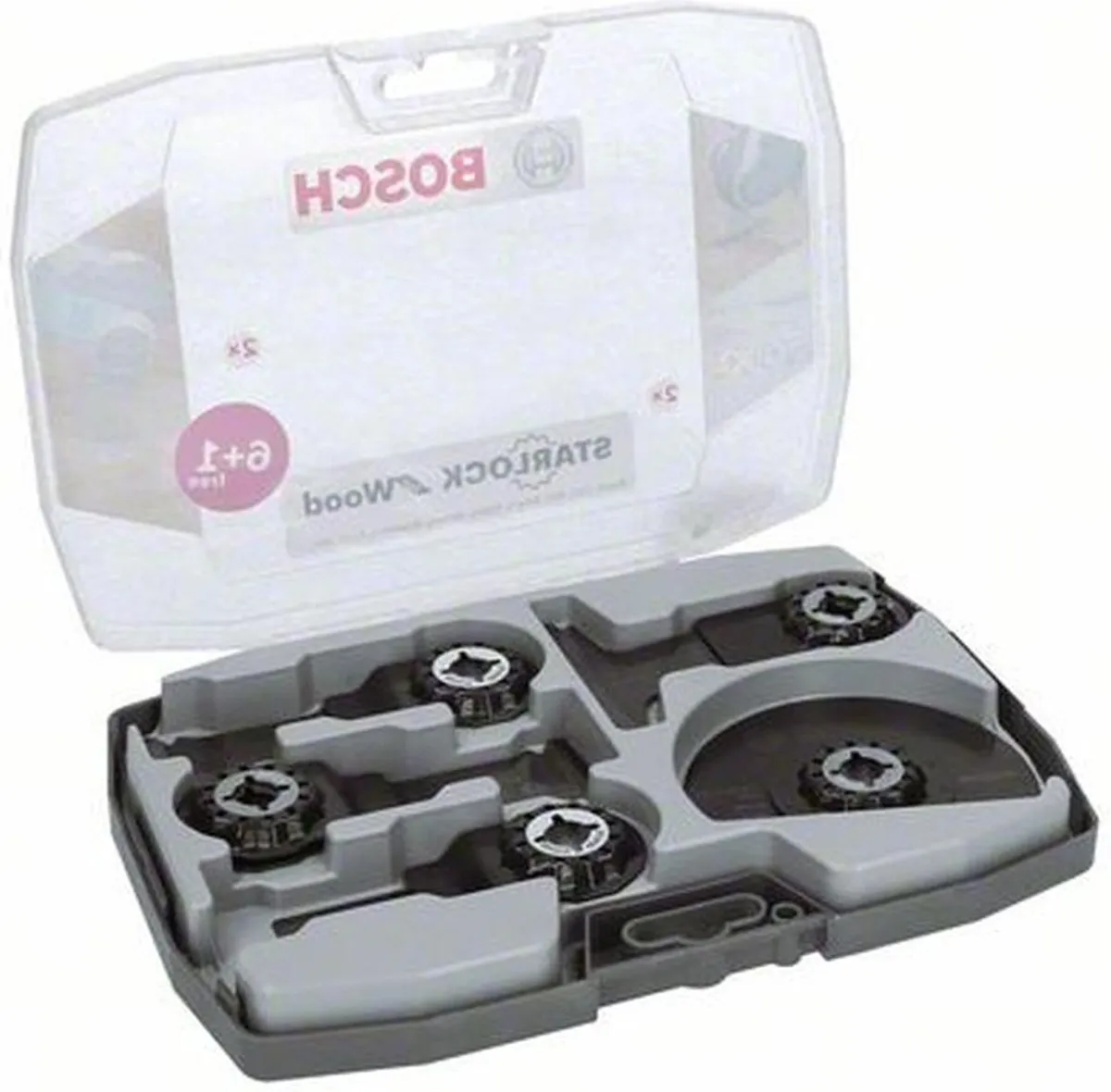 Bosch Starlock Wood 6+1 Multitoolsegmentzaagbladen - 3 Stuks