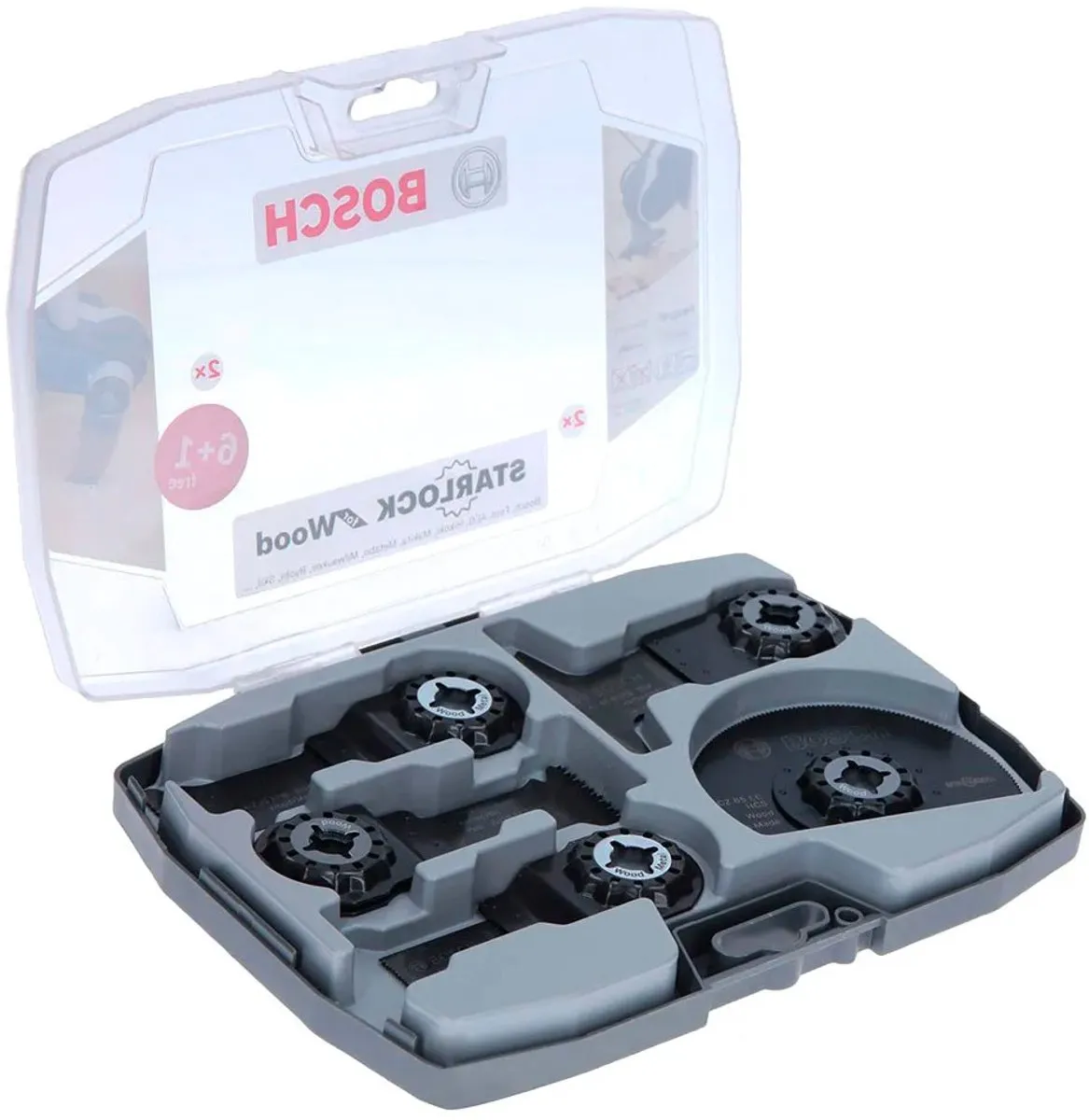 Bosch Starlock Wood 6+1 Multitoolsegmentzaagbladen - 3 Stuks