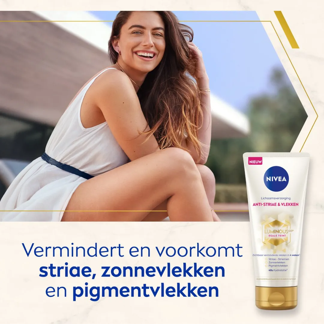 NIVEA Luminous 630 Anti-Striae Crème 200ml
