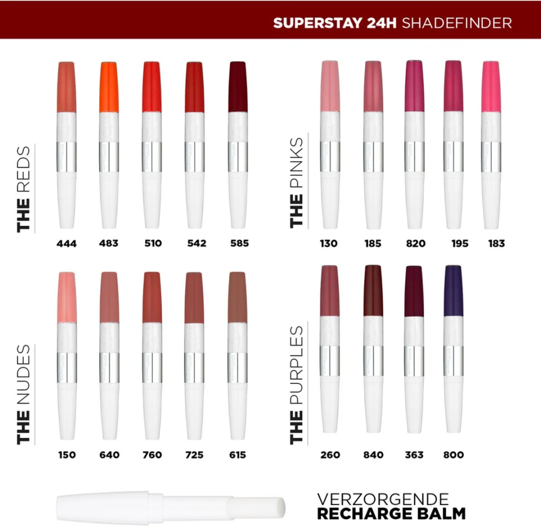 Maybelline Superstay 24H Lippenstift 444 Cosmic Coral