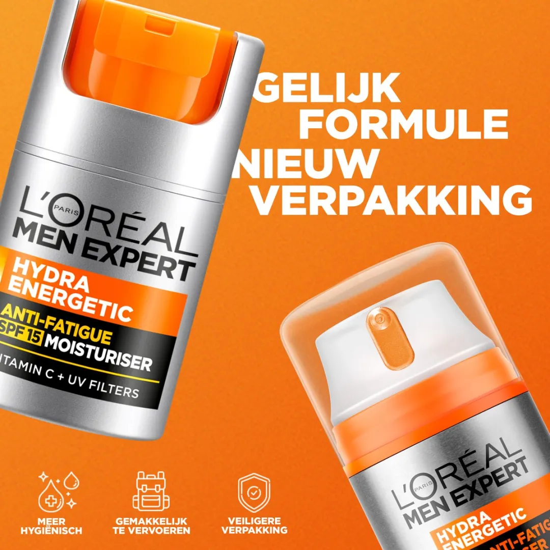L'Oréal Paris Men Expert Hydraterende Dagcrème SPF 15 - 6x50ml