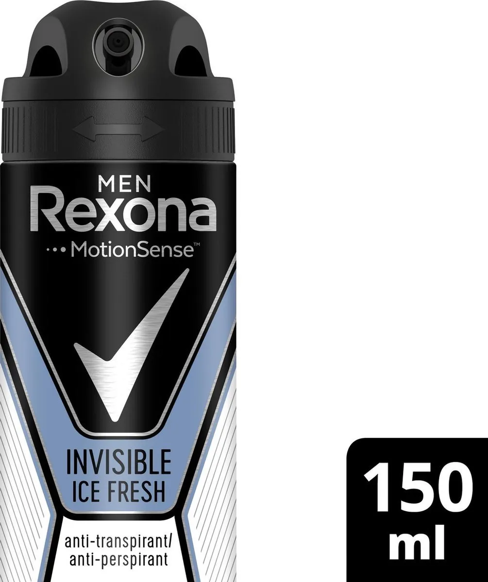 Rexona Men Invisible Ice Deodorant 150ml - 12 Stuks - afbeelding 6 van 6