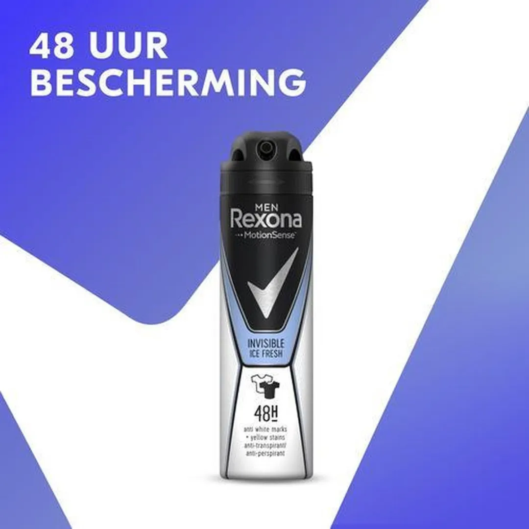 Rexona Men Invisible Ice Deodorant 150ml - 12 Stuks
