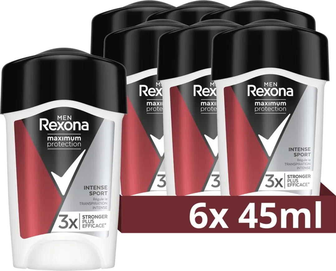 Rexona Men Maximum Protection Anti-Transpirant Crème Stick - 6x45ml