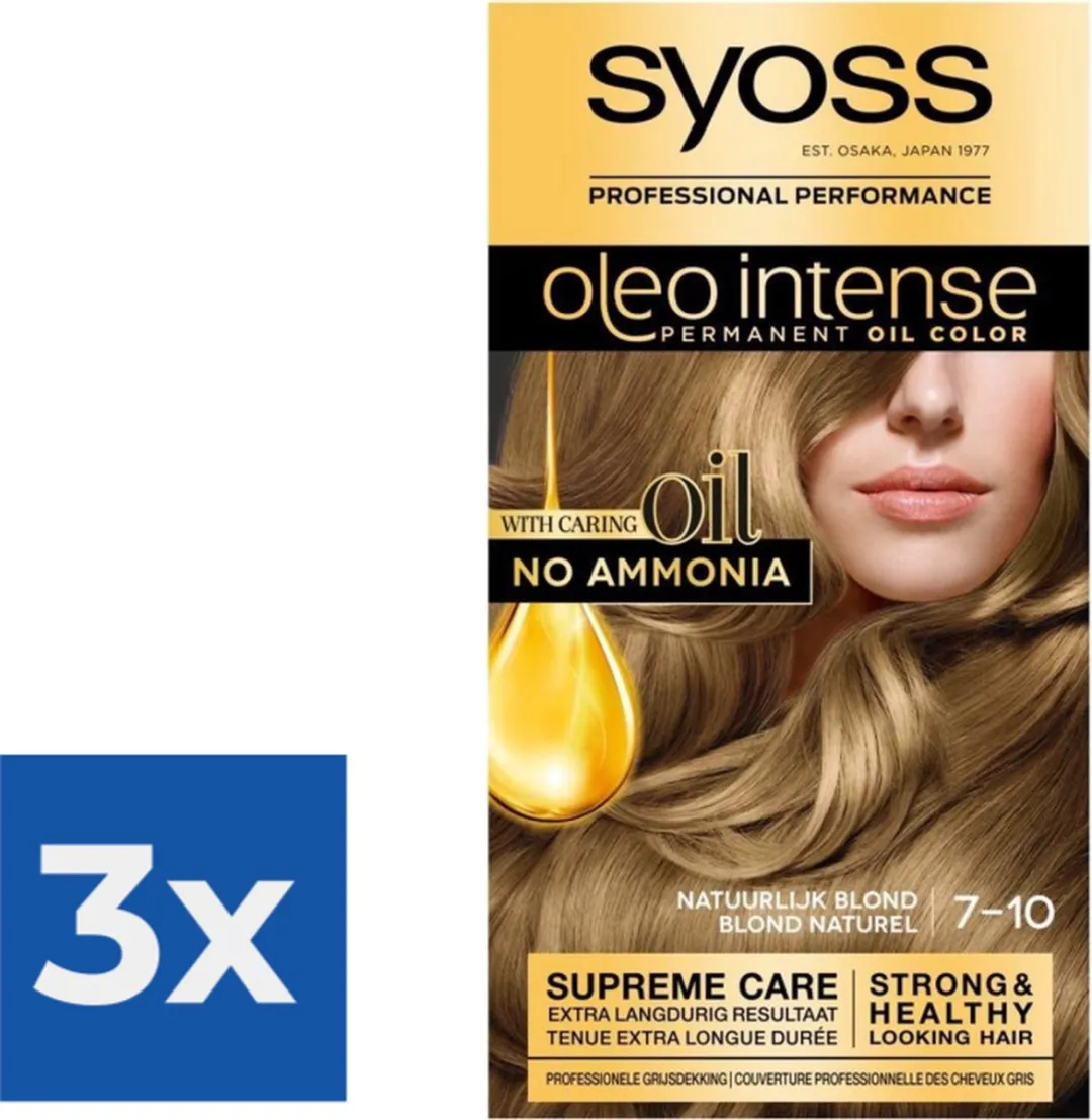 Syoss Oleo Intense Haarverf 7-10 Natuurlijk Blond
