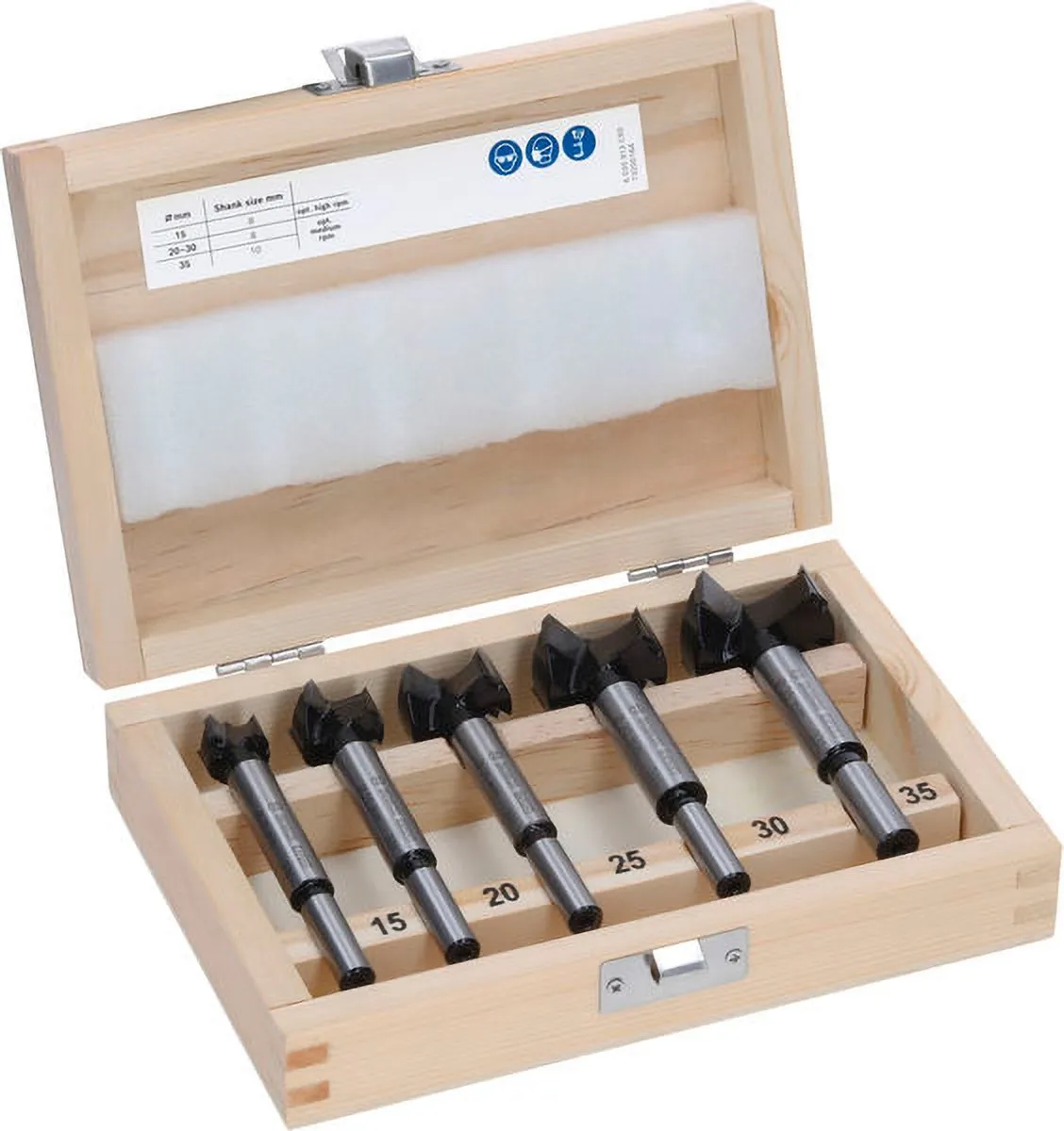 Bosch EXPERT Scharniergatset Hout 15/20/25/30/35 x 60mm