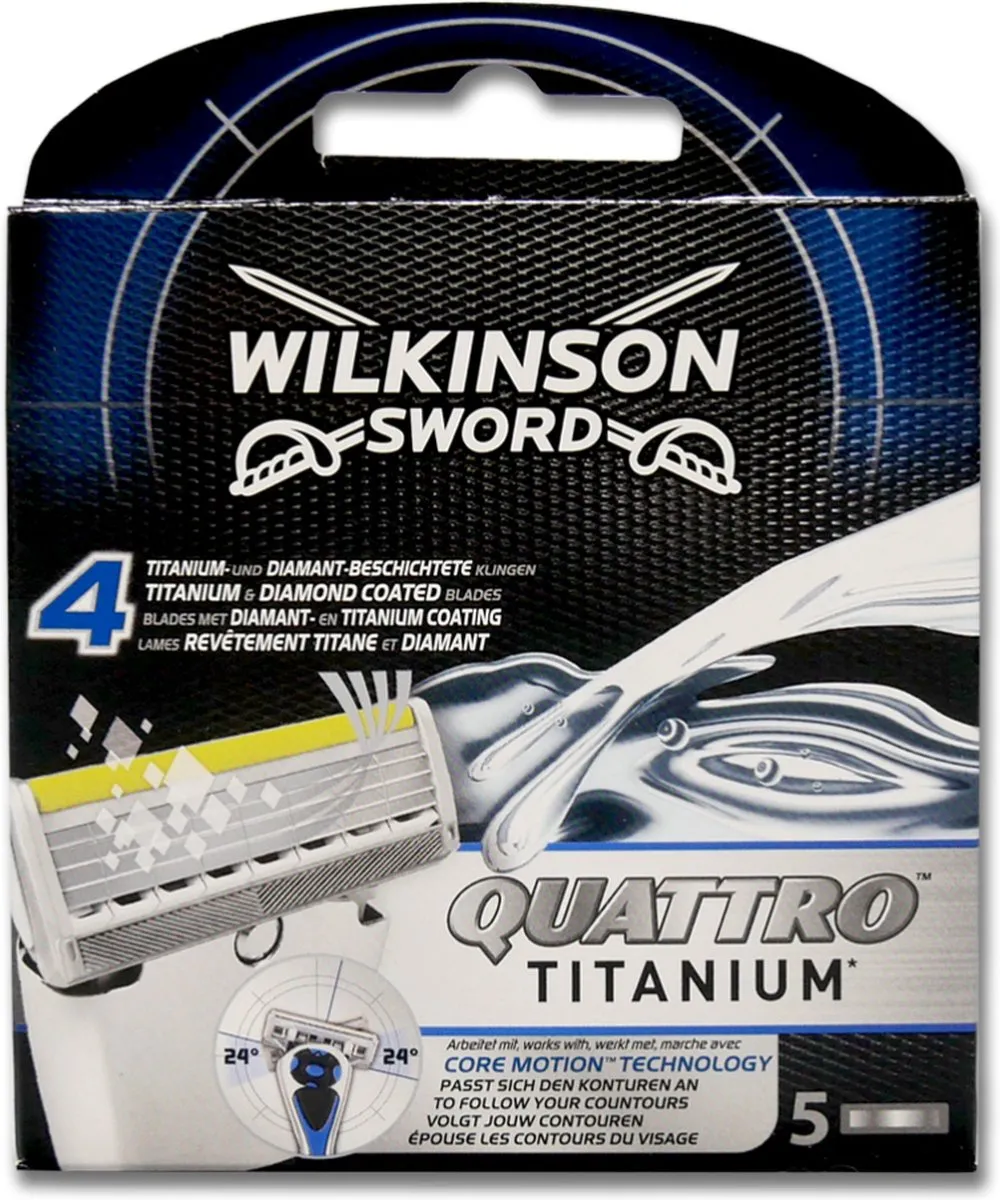 Wilkinson Sword Quattro Titanium Scheerset