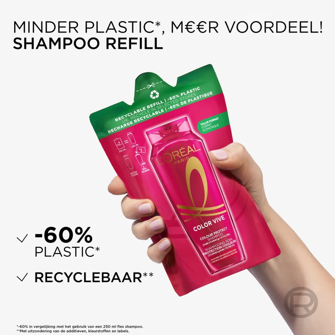 L'Oréal Paris Elvive Color Vive Shampoo Refill 6x250ml